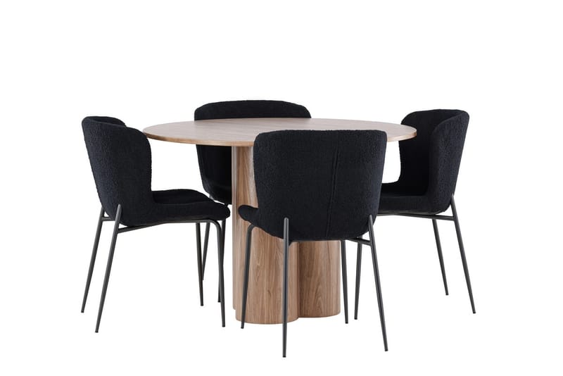 Olivia Matbord 110 cm med 4 Modesto Matstol - Möbler - Matplats - Matgrupp & matbord med stolar