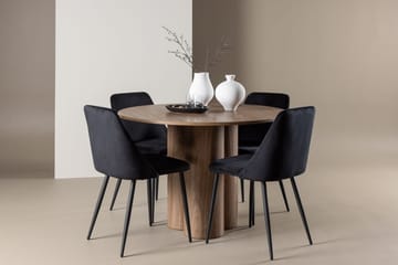 Brun (mocca) - Beige/svart