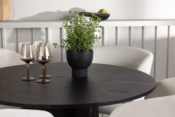 Olivia Matbord 110 cm Runt med 4 Day Matstol - Möbler - Matplats - Matgrupp & matbord med stolar