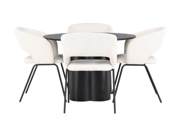 Olivia Matbord 110 cm Runt med 4 Day Matstol - Möbler - Matplats - Matgrupp & matbord med stolar