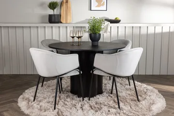 Svart - Moccafärgad