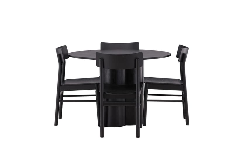 Olivia Matbord 110 cm Runt med 4 Montros Matstol - Möbler - Matplats - Matgrupp & matbord med stolar