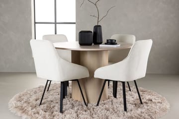 Vit - Beige, svart