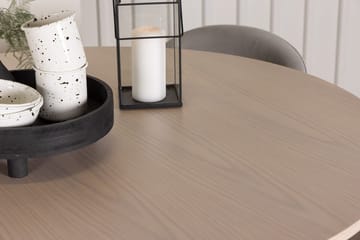 Olivia Matbord 110 cm Runt med 4 Velvet Köksstol Sammet - Möbler - Matplats - Matgrupp & matbord med stolar