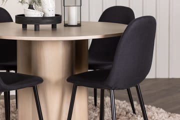 Olivia Matbord 110 cm Runt med 4 Polar Matstol - Möbler - Matplats - Matgrupp & matbord med stolar