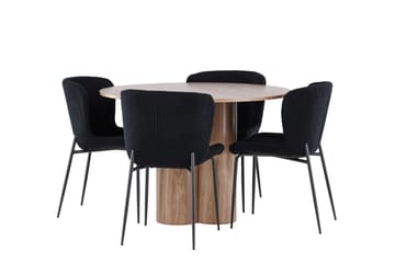 Mocca/Svart