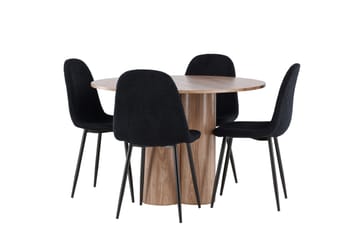 Mocca/Svart