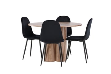 Mocca/Svart