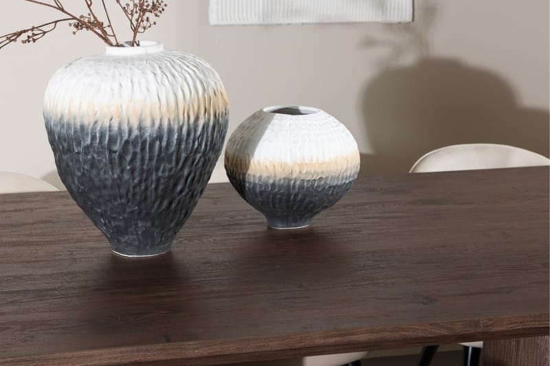 Olivia Matgrupp 210 cm Rektangulär med 6 Velvet stolar - Mocca/Beige - Möbler - Matplats - Matgrupp & matbord med stolar