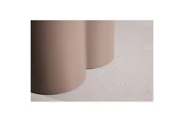 Olivia Runt Matbord 110 cm i Målad MDF - Brun - Möbler - Matplats - Matbord & köksbord