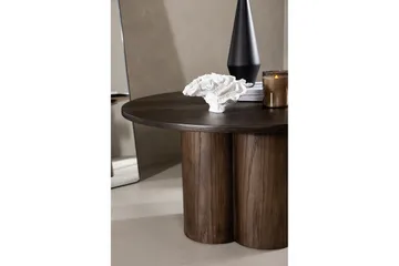 Olivia Soffbord 80 cm Runt - Brun - Möbler - Matplats - Matbord & köksbord