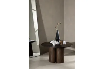Olivia Soffbord 80 cm Runt - Brun - Möbler - Matplats - Matbord & köksbord