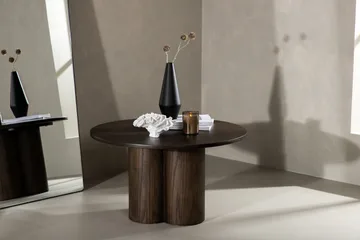 Olivia Soffbord 80 cm Runt - Brun - Möbler - Matplats - Matbord & köksbord
