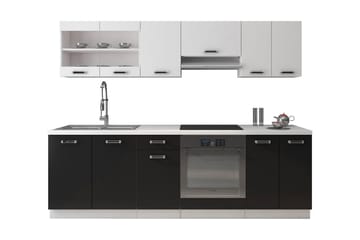 Omega Köksmöbelset - Vit|Svart - Möbler - Matplats - Möbelset för kök & matplats
