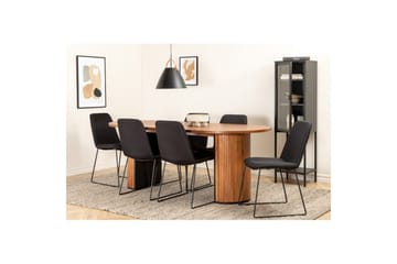 Oval Dining Set Bianca, Muce - 200x90x75 - Möbler - Matplats - Matgrupp & matbord med stolar
