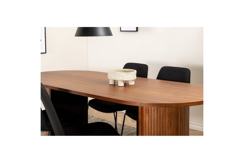 Oval Dining Set Bianca, Muce - 200x90x75 - Möbler - Matplats - Matgrupp & matbord med stolar