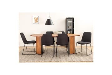 Oval Dining Set Bianca, Muce - 200x90x75 - Möbler - Matplats - Matgrupp & matbord med stolar