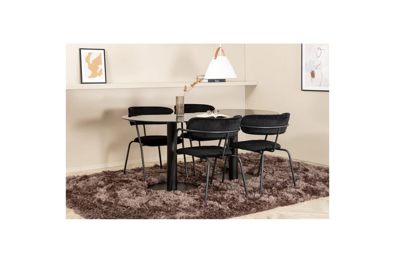 Oval Dining Set Pillan, Arrow - Möbler - Matplats - Matgrupp & matbord med stolar
