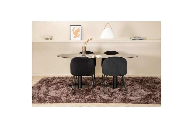Oval Dining Set Pillan, Wrinkles - Möbler - Matplats - Matgrupp & matbord med stolar