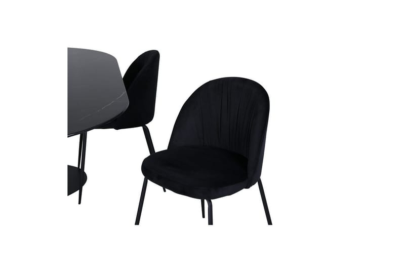 Oval Dining Set Pillan, Wrinkles - Möbler - Matplats - Matgrupp & matbord med stolar