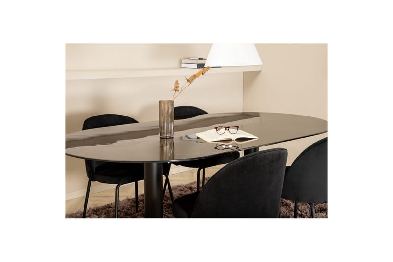 Oval Dining Set Pillan, Wrinkles - Möbler - Matplats - Matgrupp & matbord med stolar