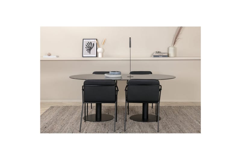 Oval Dining Set Pillan, Tvist - Möbler - Matplats - Matgrupp & matbord med stolar