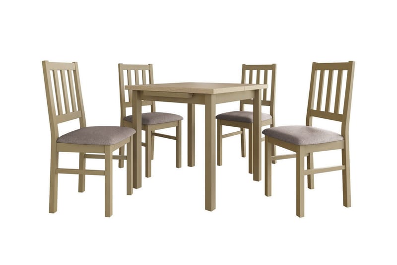 Patrickswell Matgrupp Beige/Trä - Matgrupp & matbord med stolar