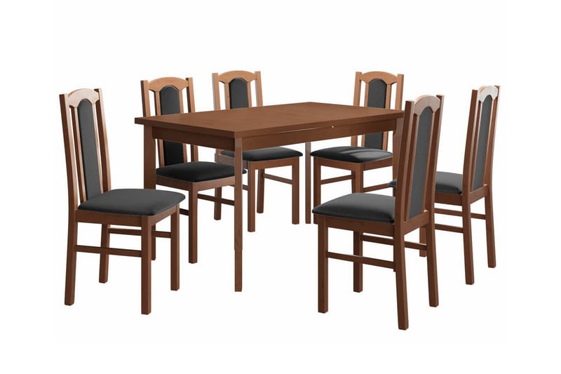 Patrickswell Matgrupp Trä/Grå - Matgrupp & matbord med stolar