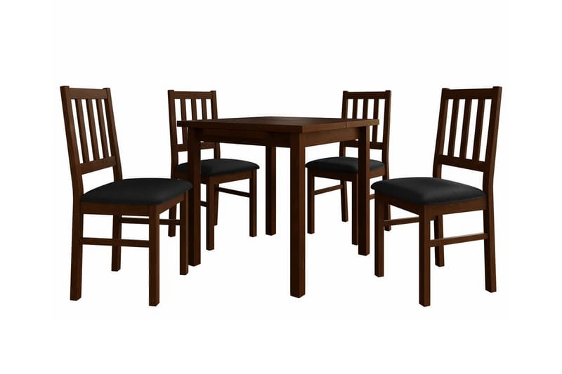 Patrickswell Matgrupp Trä/Svart - Matgrupp & matbord med stolar