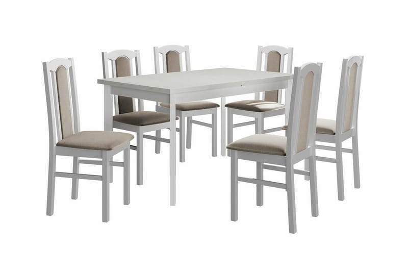 Patrickswell Matgrupp Vit/Beige - Matgrupp & matbord med stolar