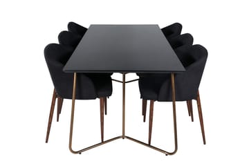 Petra Matbord 190 cm med 6 Arch Matstol - Möbler - Matplats - Matgrupp & matbord med stolar