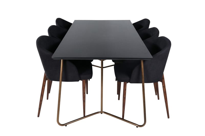 Petra Matbord 190 cm med 6 Arch Matstol - Möbler - Matplats - Matgrupp & matbord med stolar