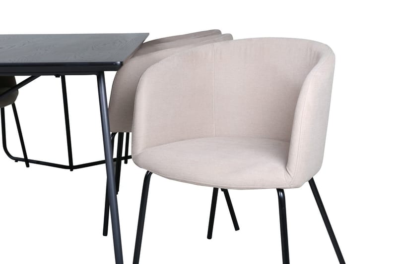 Petra Matbord 190 cm med 6 Berit Karmstol med Armstöd - Möbler - Matplats - Matgrupp & matbord med stolar