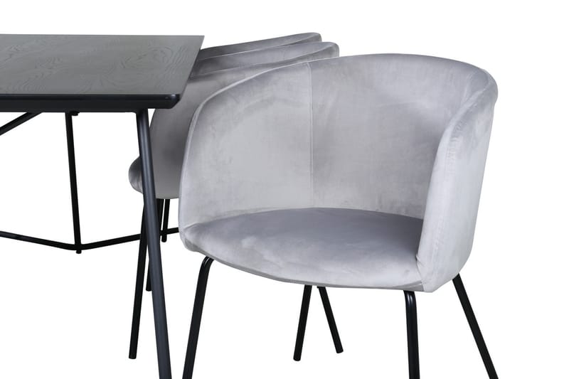 Petra Matbord 190 cm med 6 Berit Karmstol med Armstöd - Möbler - Matplats - Matgrupp & matbord med stolar