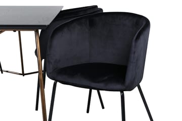 Petra Matbord 190 cm med 6 Berit Karmstol med Armstöd - Möbler - Matplats - Matgrupp & matbord med stolar