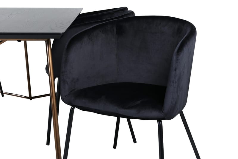 Petra Matbord 190 cm med 6 Berit Karmstol med Armstöd - Möbler - Matplats - Matgrupp & matbord med stolar