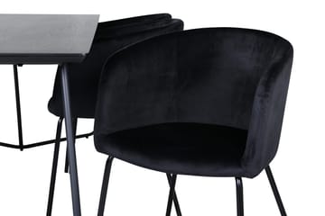 Petra Matbord 190 cm med 6 Berit Karmstol med Armstöd - Möbler - Matplats - Matgrupp & matbord med stolar