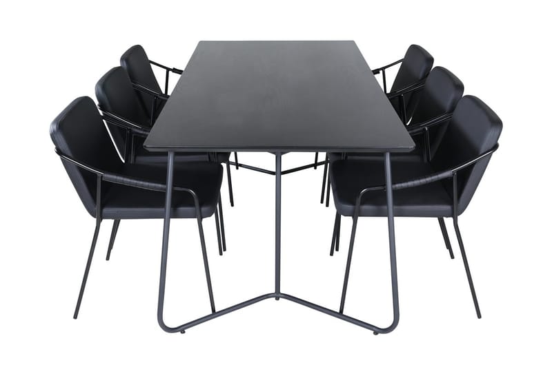 Petra Matbord 190 cm med 6 Tvista Barstol - Möbler - Matplats - Matgrupp & matbord med stolar