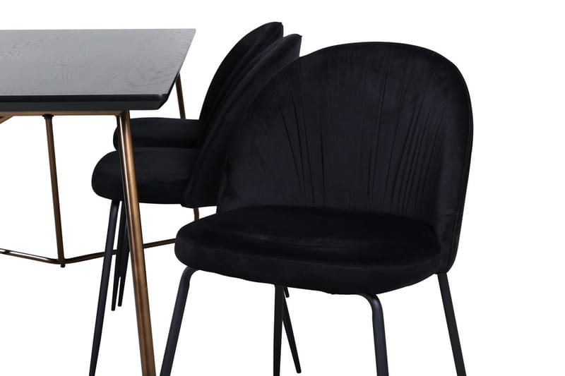 Petra Matbord 190 cm med 6 Wrinkles Matstol - Möbler - Matplats - Matgrupp & matbord med stolar