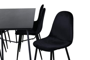 Petra Matbord 190 cm med 6 Polar Köksstol - Möbler - Matplats - Matgrupp & matbord med stolar
