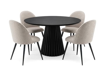 110 cm - Svartlaserad ek