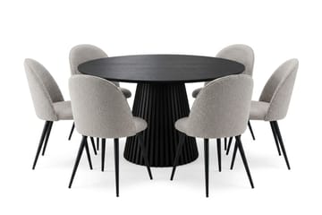 130 cm - Svartlaserad ek