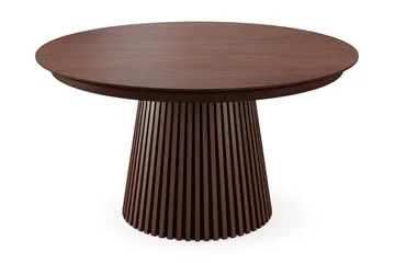 Peyra Matgrupp 140-240 cm förlängningsbart med 6 Greya Mastolar - Valnöt - Möbler - Matplats - Matgrupp & matbord med stolar