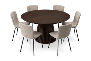 130 cm - Svartlaserad ek