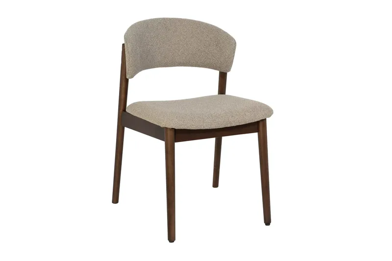 Peyra Matgrupp runt 180 cm Valnöt med 8 Nala Matstolar - Valnöt - Möbler - Matplats - Matgrupp & matbord med stolar