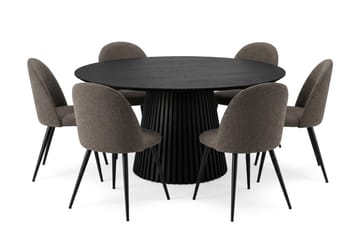 150 cm - Svartlaserad ek