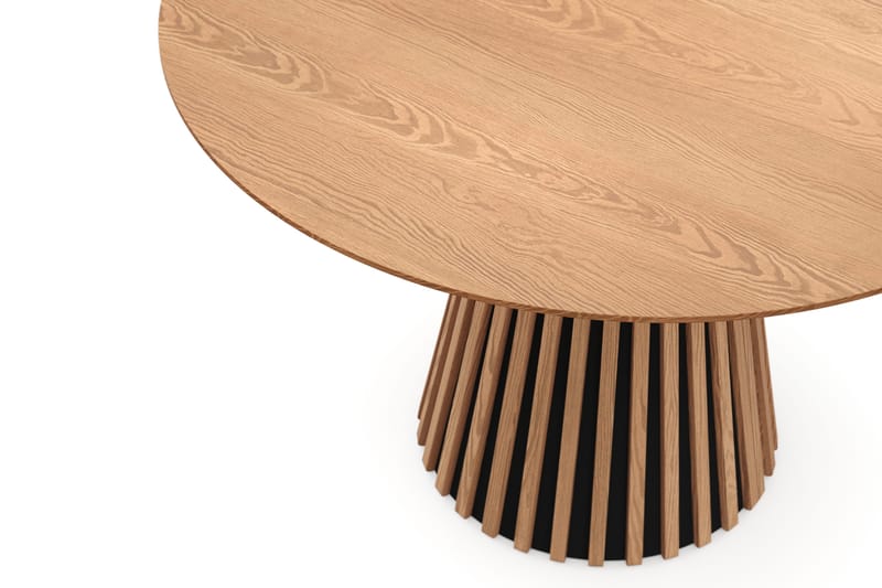 Peyra Runt Matbord 110 cm Fanér - Ek - Möbler - Matplats - Matbord & köksbord