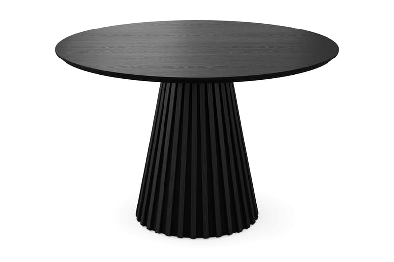 Peyra Runt Matbord 110 cm Fanér - Svart - Möbler - Matplats - Matbord & köksbord
