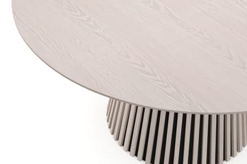Peyra Runt Matbord 150 cm Fanér - Vitlaserad ek - Möbler - Matplats - Matbord & köksbord
