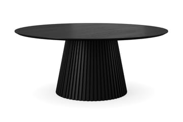 Peyra Runt Matbord 180 cm Fanér - Svartlaserad ek - Möbler - Matplats - Matbord & köksbord